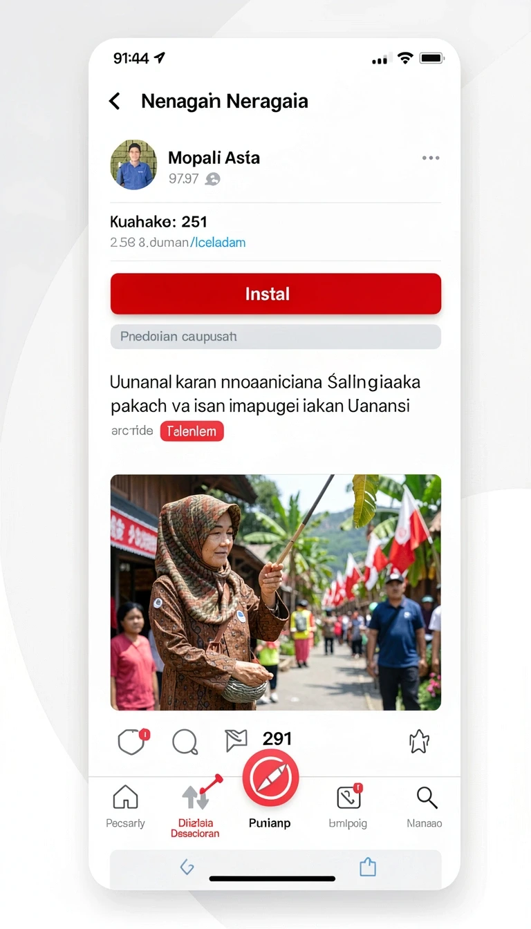 Tampilan utama aplikasi Review Aplikasi qqstar yang intuitif dan efisien.